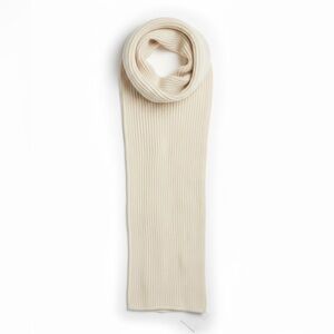 Elegant Cream Knit Scarf